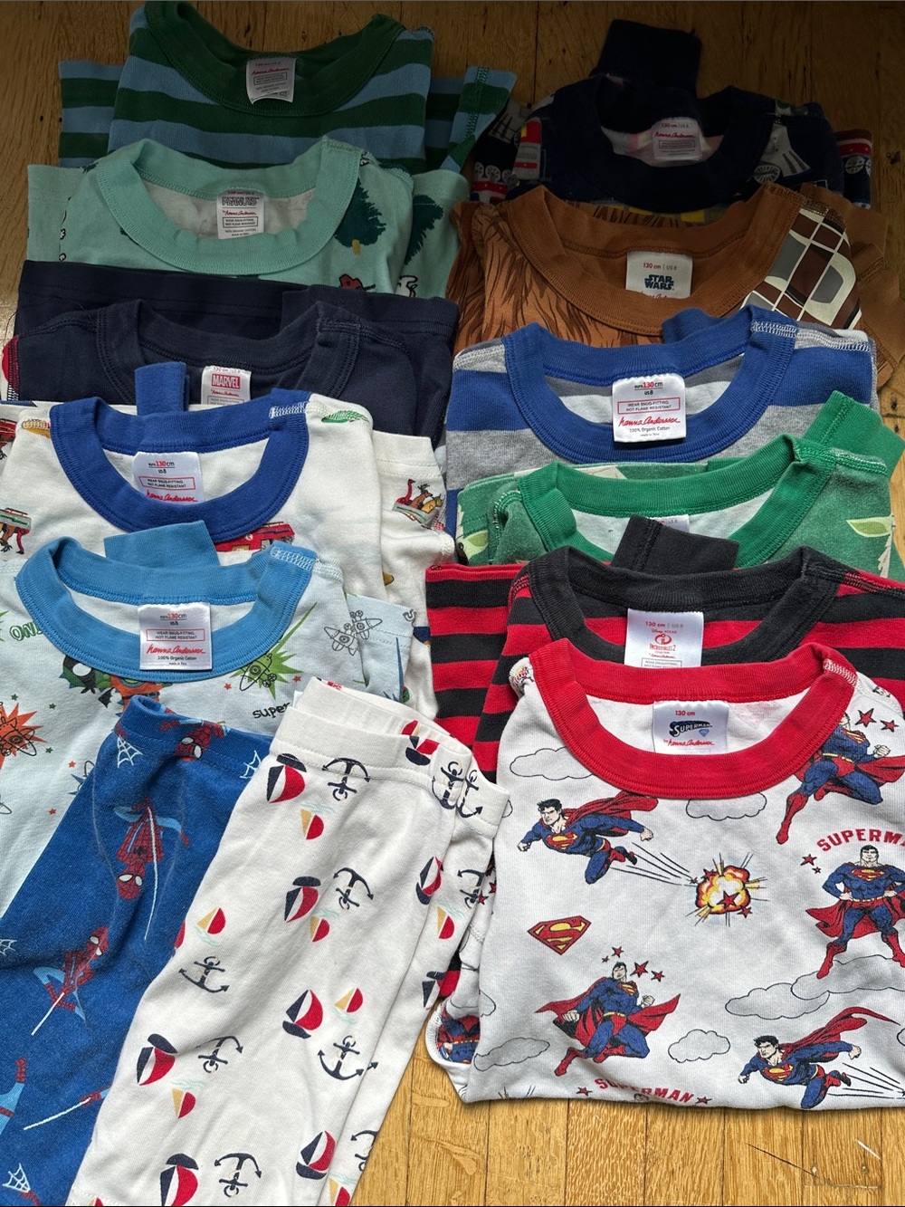 Hanna Andersson mis-match pajama bundle